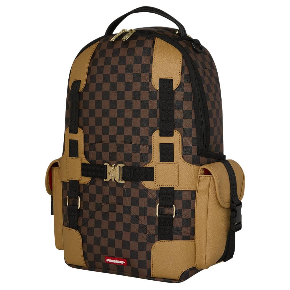 Рюкзак SPRAYGROUND Полиэстер Рюкзак Мужской Коричневый - изображение 2