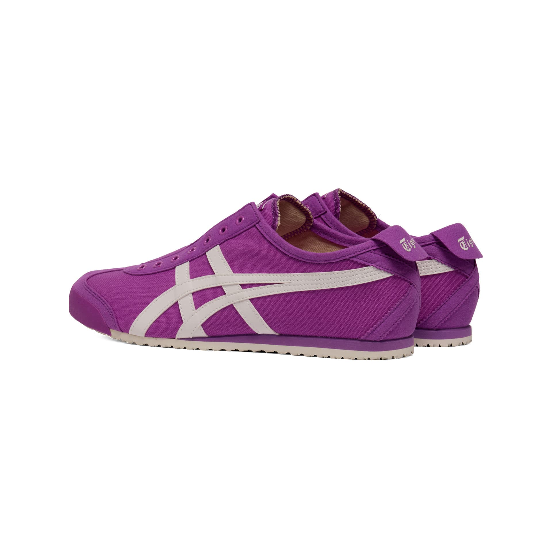 Кроссовки Onitsuka Tiger MEXICO 66 Slip-On Повседневная Обувь Унисекс Фиолетовая - изображение 4