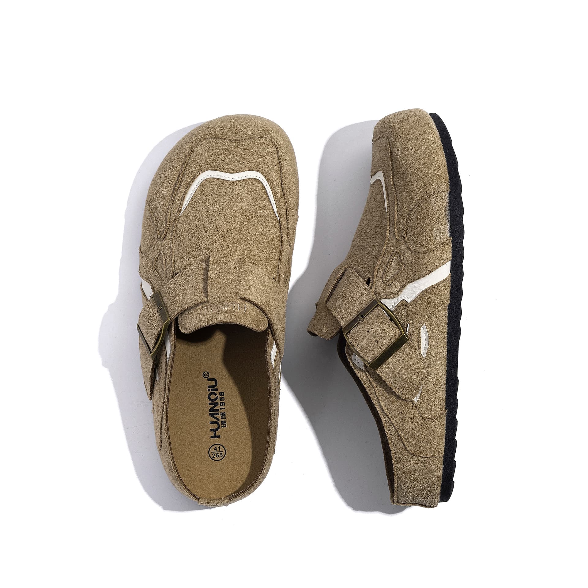 Сандалии HUANQIU ПВХ (поливинилхлорид) Шов Обувь Birkenstock Мужская - изображение 6