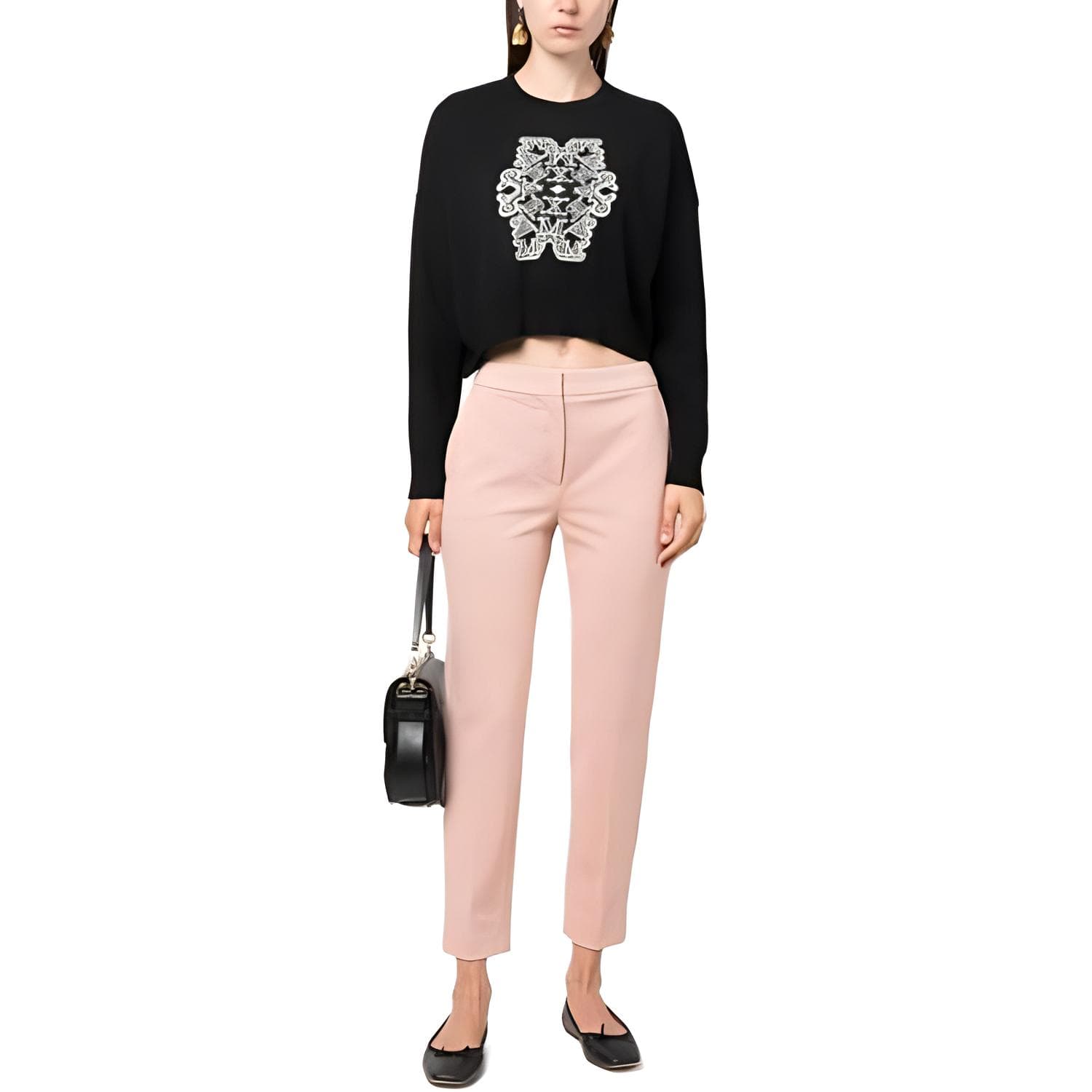 Кардиган MaxMara Черные Женские Свитера - изображение 2