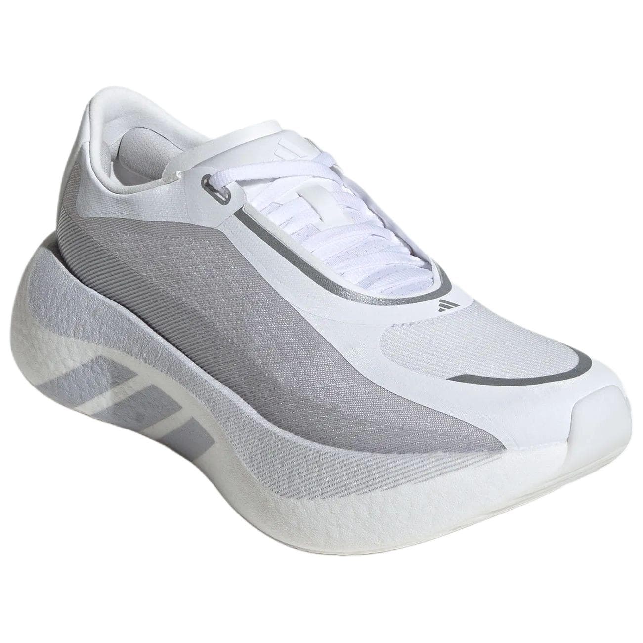 Кроссовки для бега Adidas Hyperboost Edge противоскользящие устойчивые к истиранию отскоковые беговые кроссовки для женщин белые - изображение 3