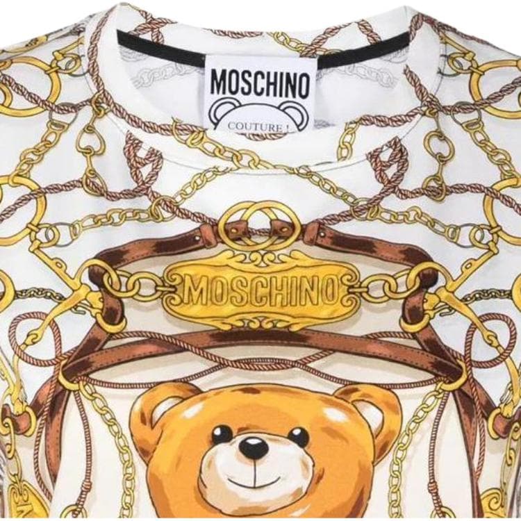 Футболка MOSCHINO FW22 Teddy Bear LogoT - изображение 5