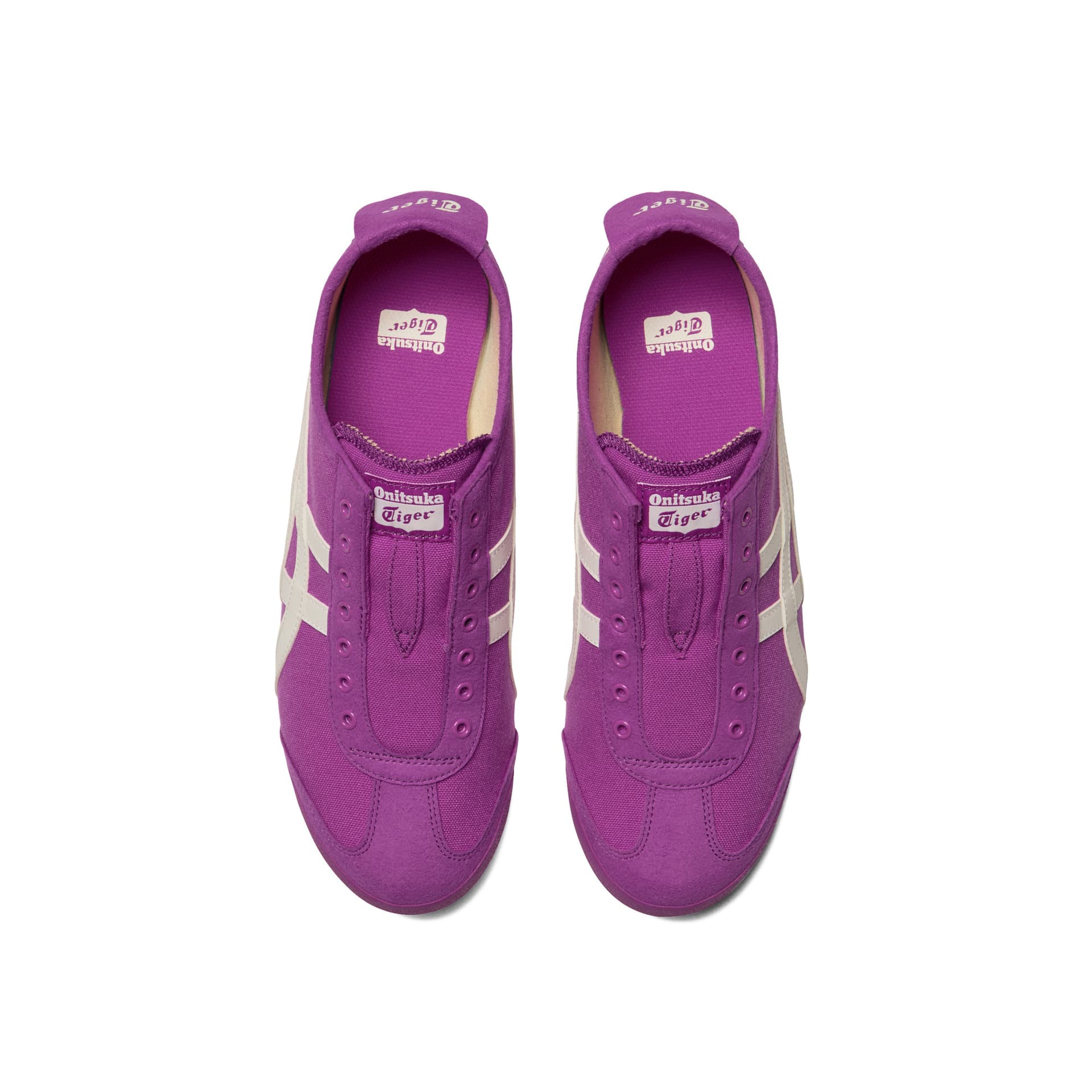 Кроссовки Onitsuka Tiger MEXICO 66 Slip-On Повседневная Обувь Унисекс Фиолетовая - изображение 5