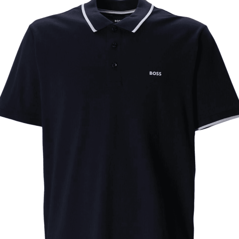 Поло Hugo Boss Поло Мужское Синее - изображение 5
