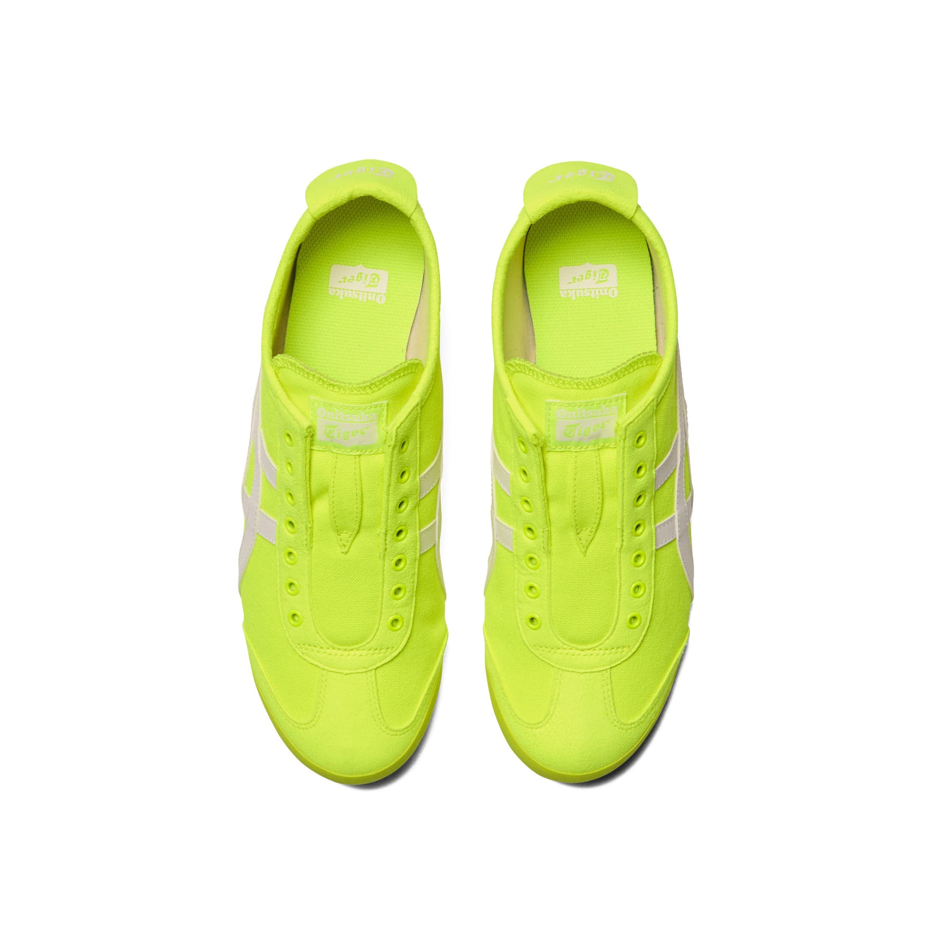 Кроссовки Onitsuka Tiger Mexico 66 Slip ON Повседневная обувь Унисекс Ярко-желтая - изображение 4