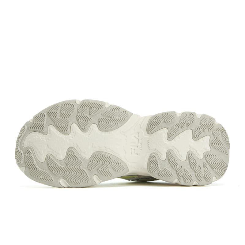 Кроссовки FILA FERN 3 Износостойкий Дышащий Легкий Низкий Топ Кроссовки Женские Кремово-белый Желтый Зеленый - изображение 6