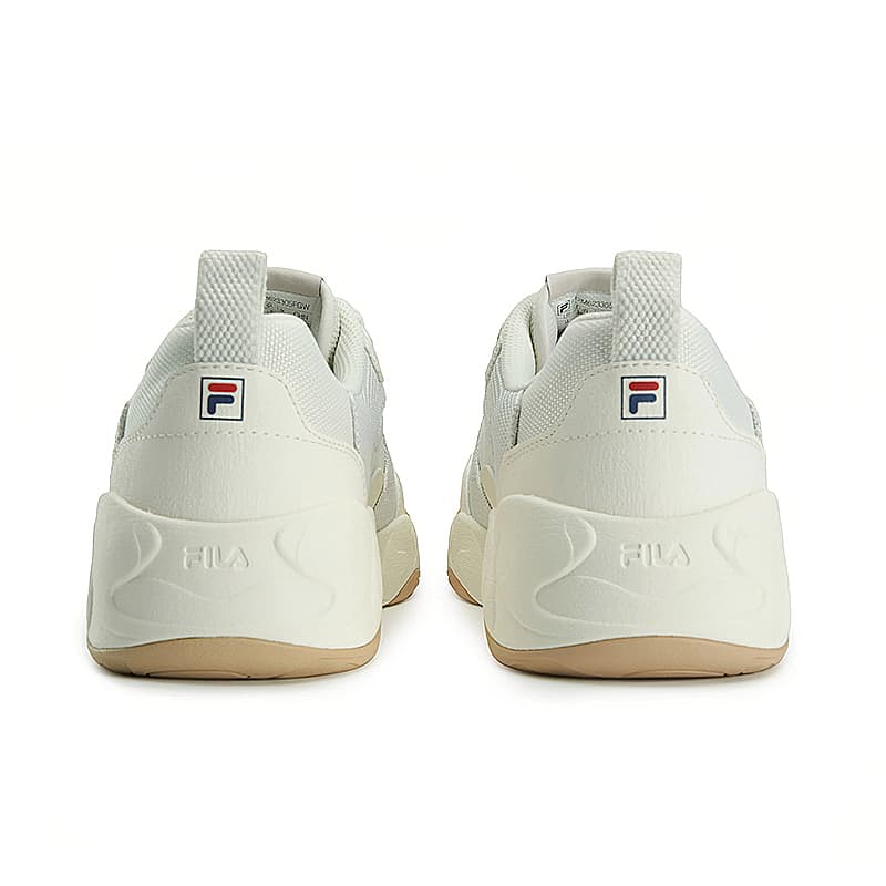 Кеды FILA CHAMEO Износостойкие Дышащие Легкие Низкие Кеды Мужские Молочно-белый Белый Агат Серый - изображение 5