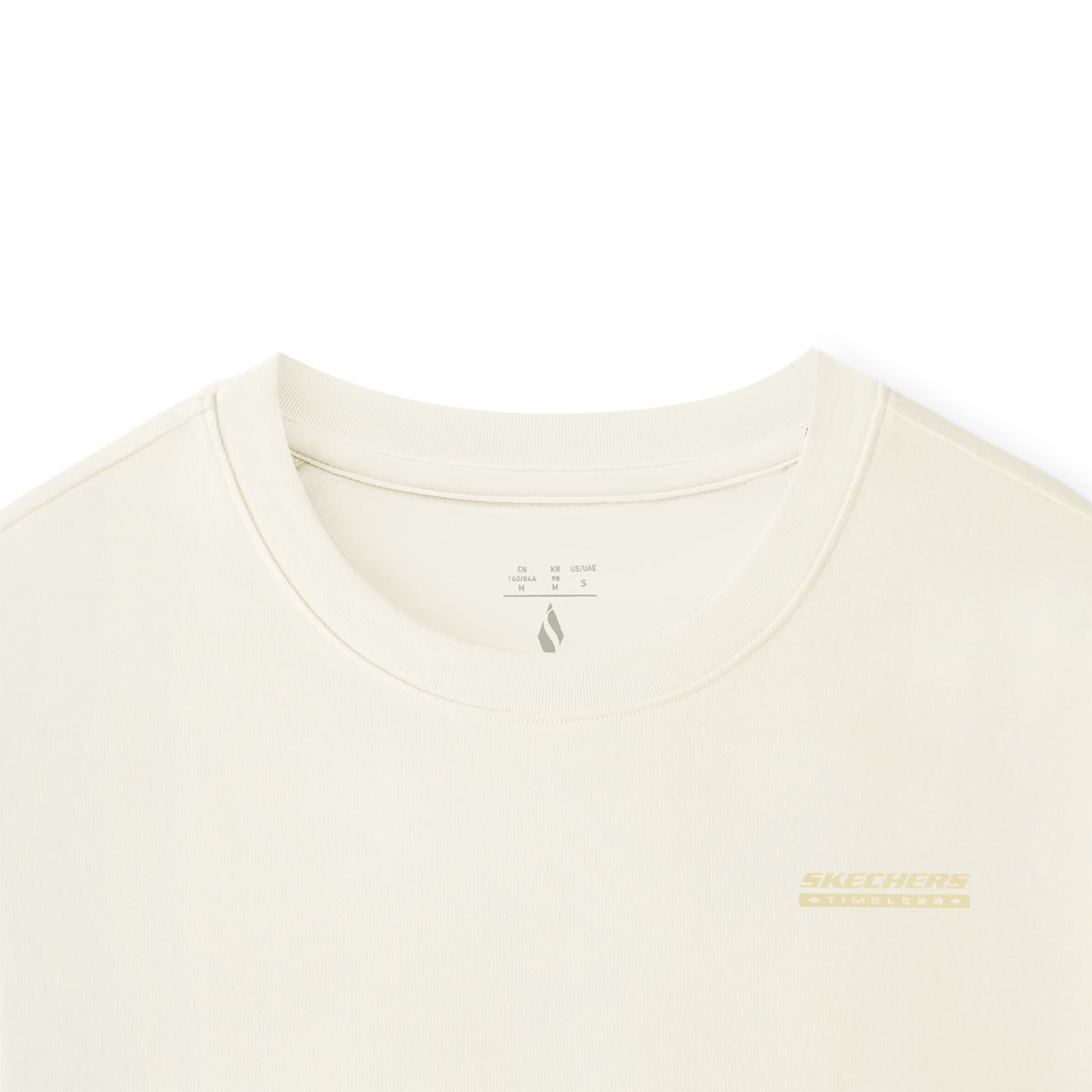 Футболка Skechers T-Shirt Женская Бежевая Желтая - изображение 3