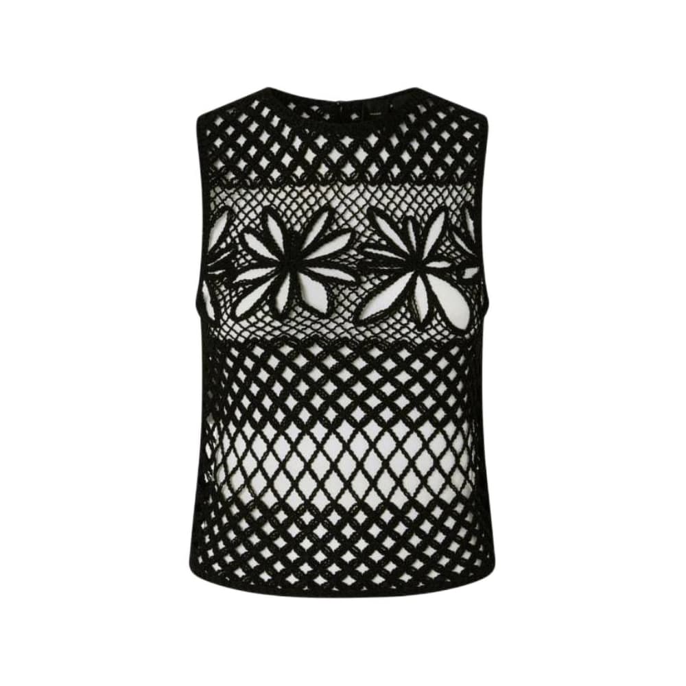 Футболка PINKO Черные Женские T-рубашки - изображение 1