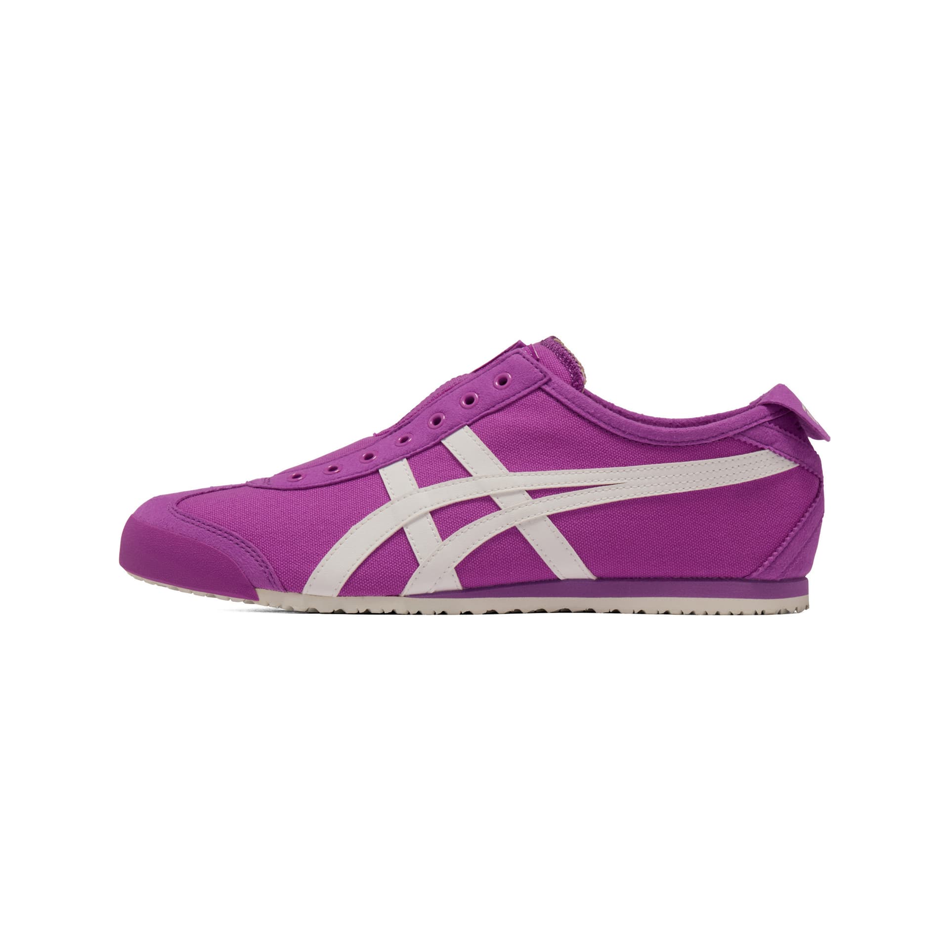 Кроссовки Onitsuka Tiger MEXICO 66 Slip-On Повседневная Обувь Унисекс Фиолетовая - изображение 1