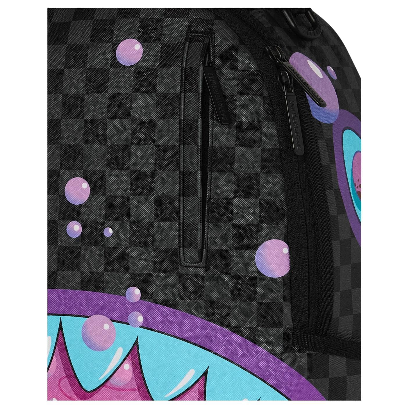 Рюкзак SPRAYGROUND Рюкзак из полиэстерового волокна Унисекс Черный и Фиолетовый - изображение 6