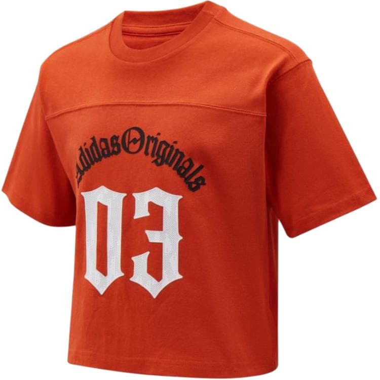 Футболка Adidas Originals Апельсин Kids T-рубашки - изображение 2
