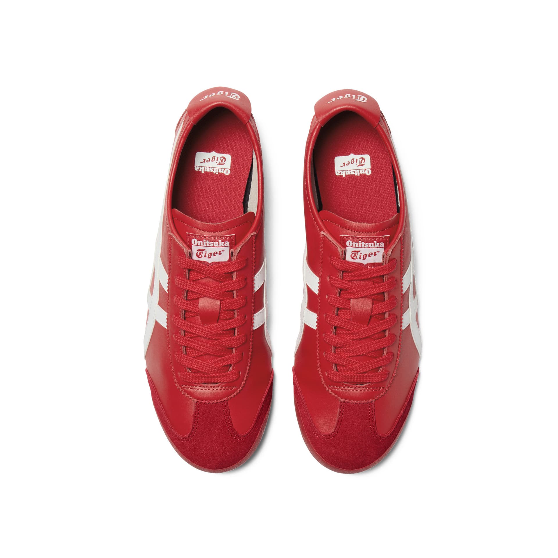 Кроссовки Onitsuka Tiger Mexico 66 Повседневная обувь Унисекс Красный Белый - изображение 5