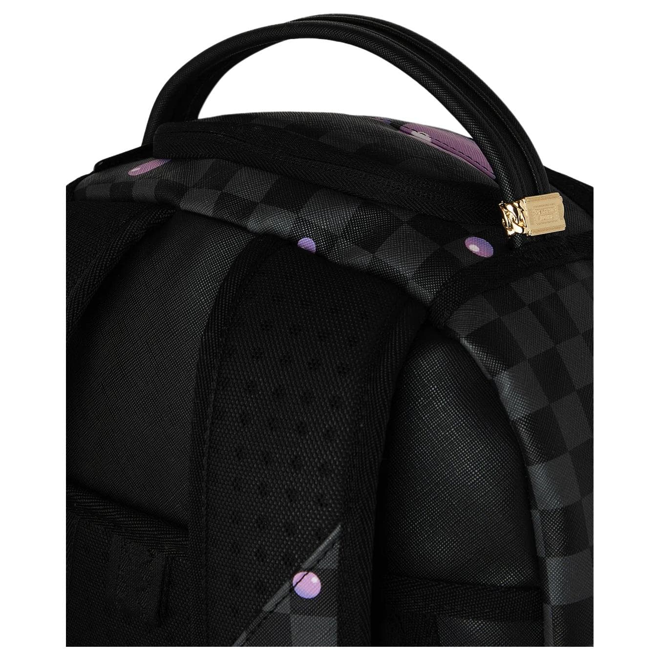 Рюкзак SPRAYGROUND Рюкзак из полиэстерового волокна Унисекс Черный и Фиолетовый - изображение 7