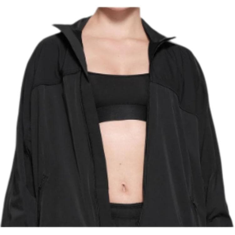 Куртка SKIMS TRACK WOVEN NYLON OVERSIZED JACKET ONYX - изображение 2