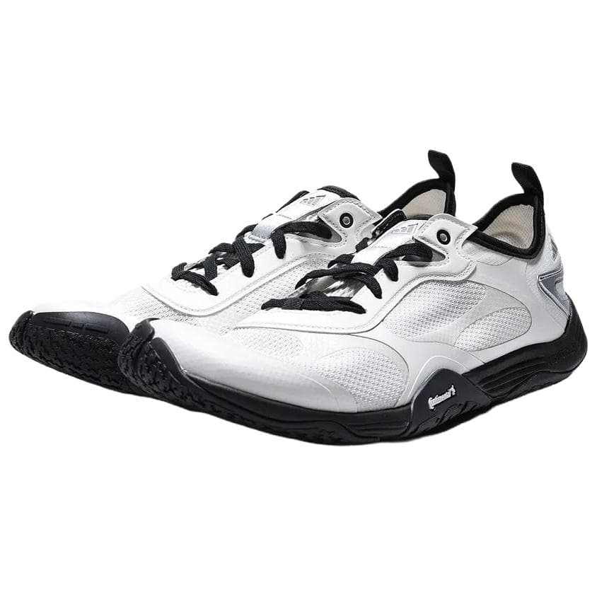 Кроссовки Adidas GROUNDFLOW PU (полиуретан) текстиль синтетическая кожа уличная обувь унисекс белый черный - изображение 3