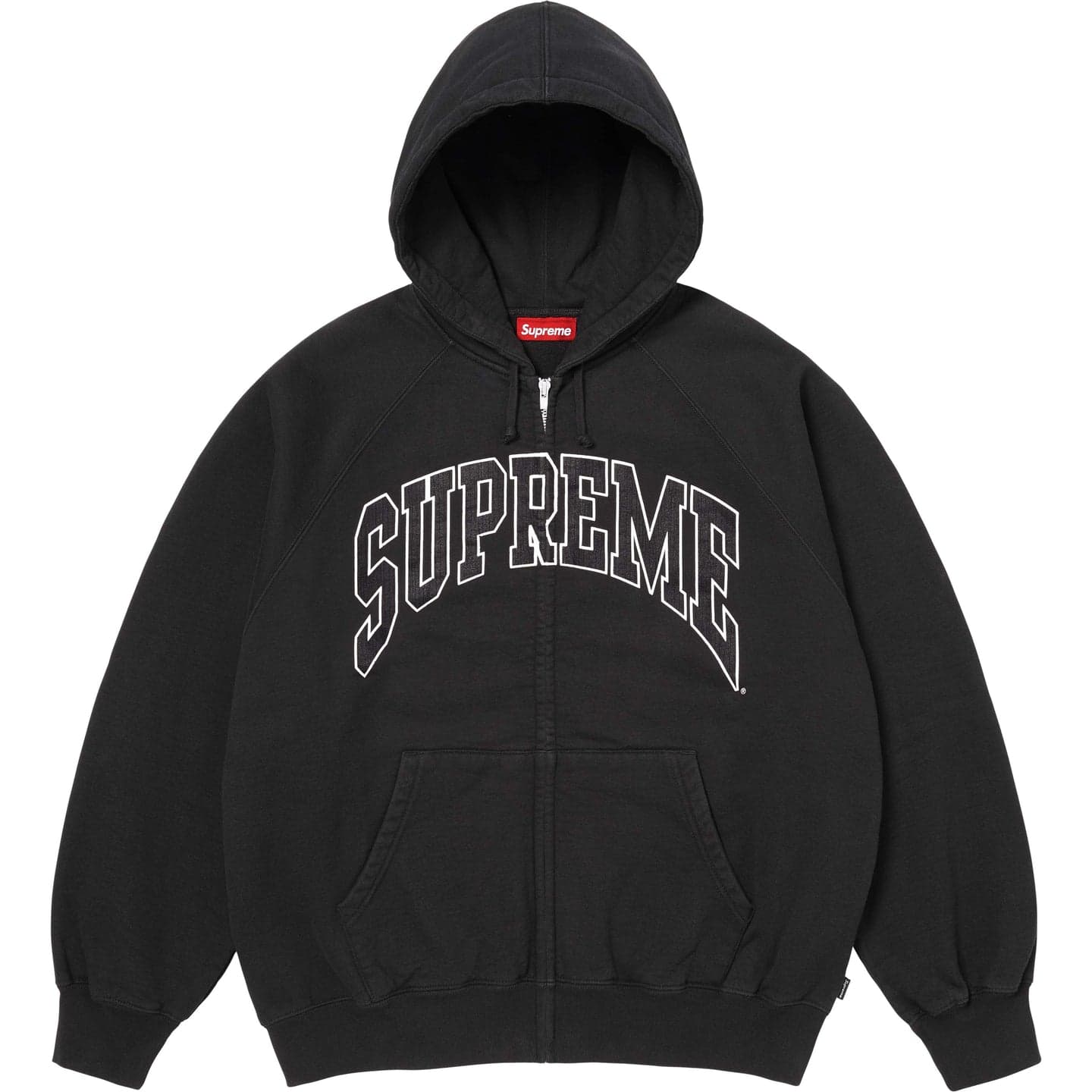 Худи Supreme SS26 Трещины Неделя 9 Реглан с капюшоном на молнии Толстовка Унисекс - изображение 1