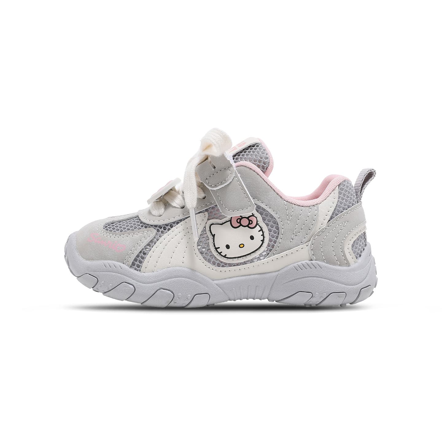 Кроссовки Sanrio Hello Kitty универсальные детские дышащие легкие кроссовки низкие с застежкой на липучке - изображение 1