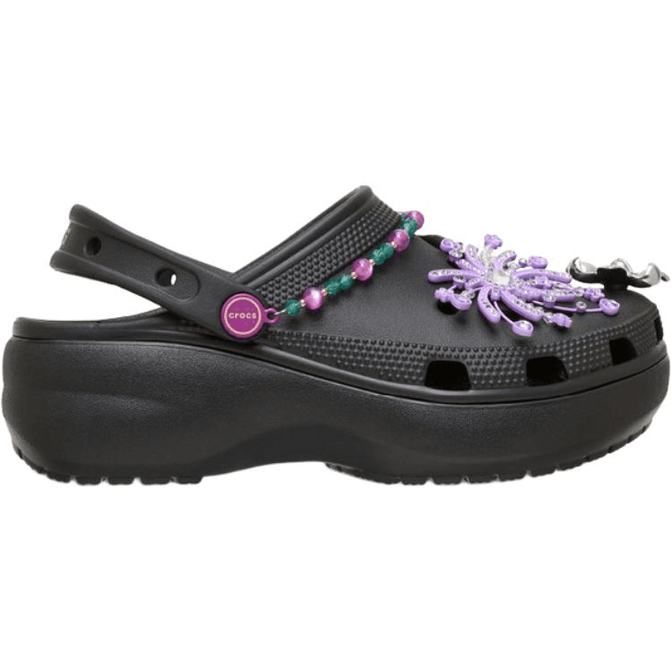Сабо Crocs Облако Splendor Сабо из резины Женские Черные - изображение 2