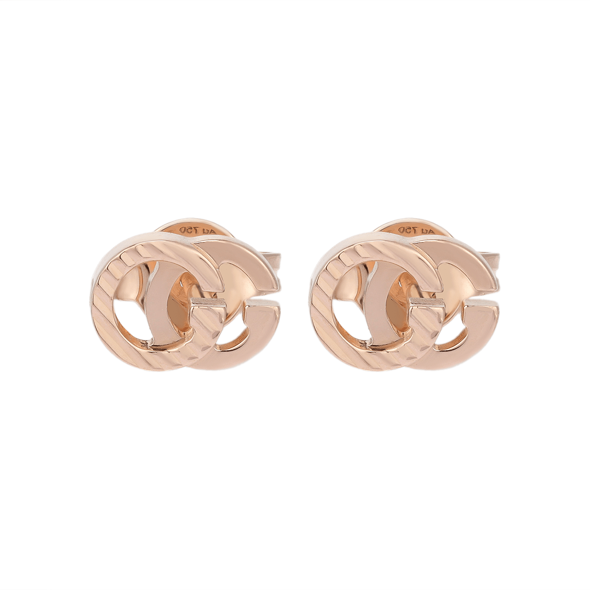 Серьги Gucci Running 18k Rose Gold Earrings - изображение 1