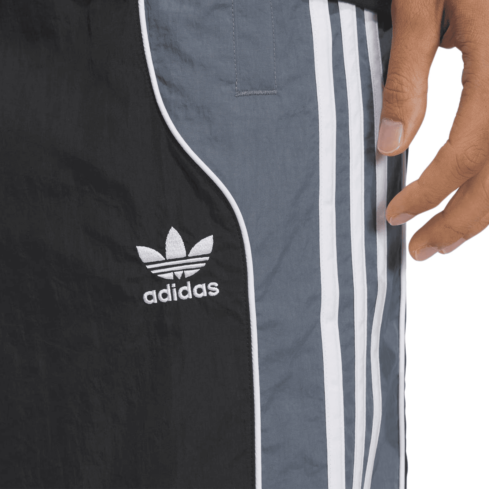 Штаны Adidas Originals Adidas Originals Спортивный костюм Вязаные тренировочные штаны Мужские Черный Белый - изображение 4