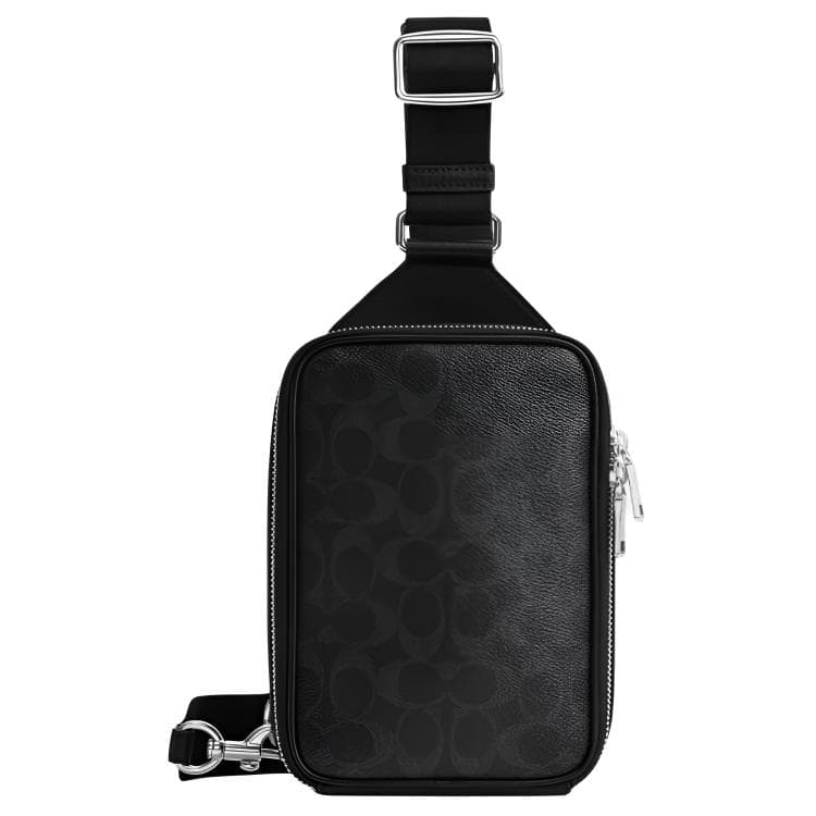 Нагрудная сумка COACH Искусственная кожа Нагрудная сумка (слинг) Мини-версия Мужской Черный - изображение 1
