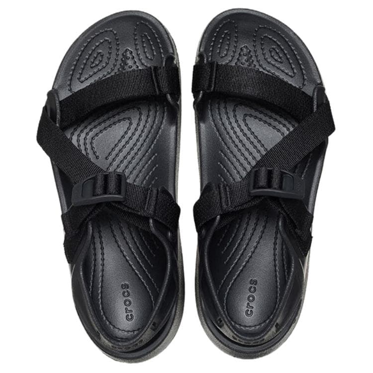 Сандалии с ремешком Crocs Wildness Пляжные сандалии Унисекс Черный - изображение 4