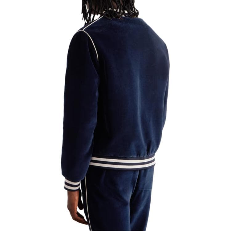 Куртка CELINE FW23 Striped Logo Jacket Navy - изображение 4