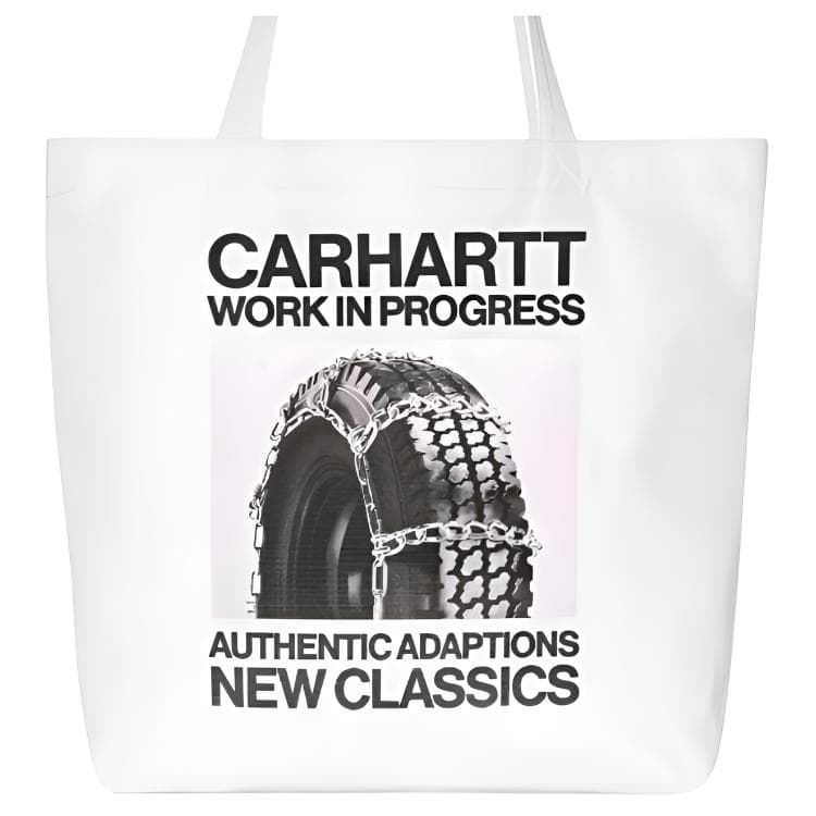 Мини-сумка Carhartt WIP Хлопковое волокно Сумка на плечо Унисекс Белый - изображение 4