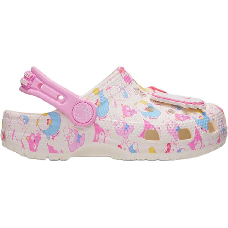 Кроссовки Crocs x Hello Kitty Classic сандалии водонепроницаемые низкие обувь для малышей белые для младенцев и малышей - изображение 2