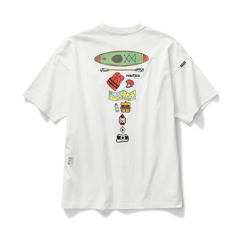 Футболка Nautica White Sail T-рубашка унисекс - изображение 2