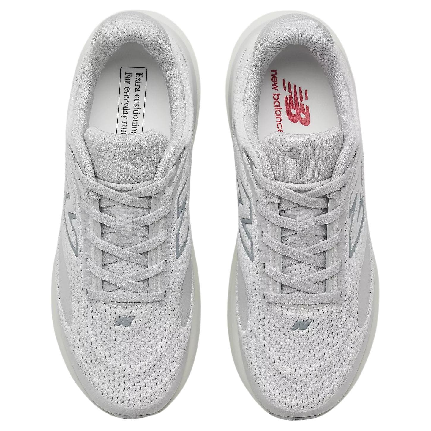 Кроссовки для бега new balance 1080v15 Дышащий Легкий Low Топ Повседневные кроссовки для бега Женские Серый - изображение 4