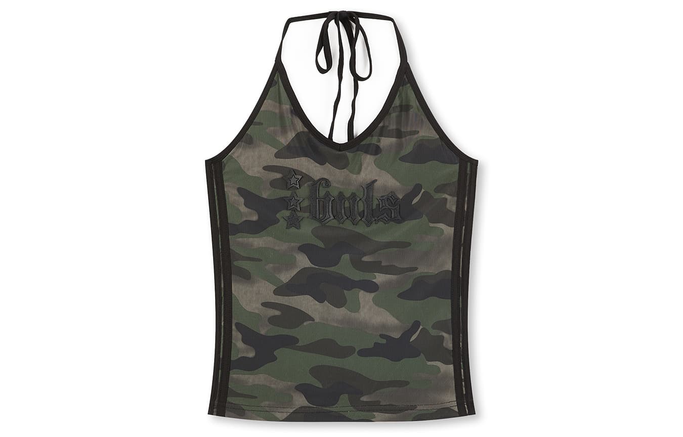 BONELESS Cut Camouflage Women's Tops - изображение 1