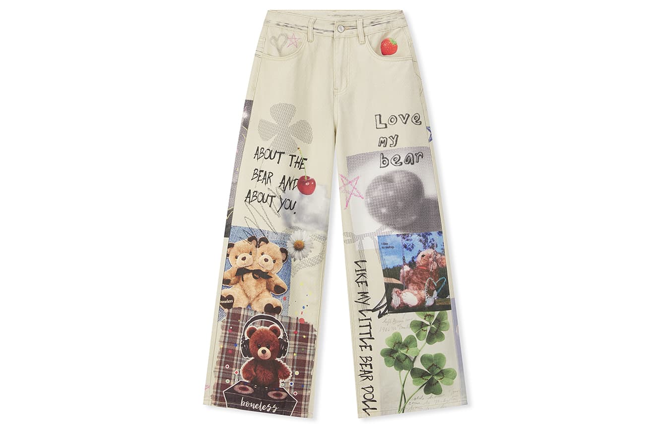 Штаны BONELESS Cut Multicolor Women's Casual Pants - изображение 1