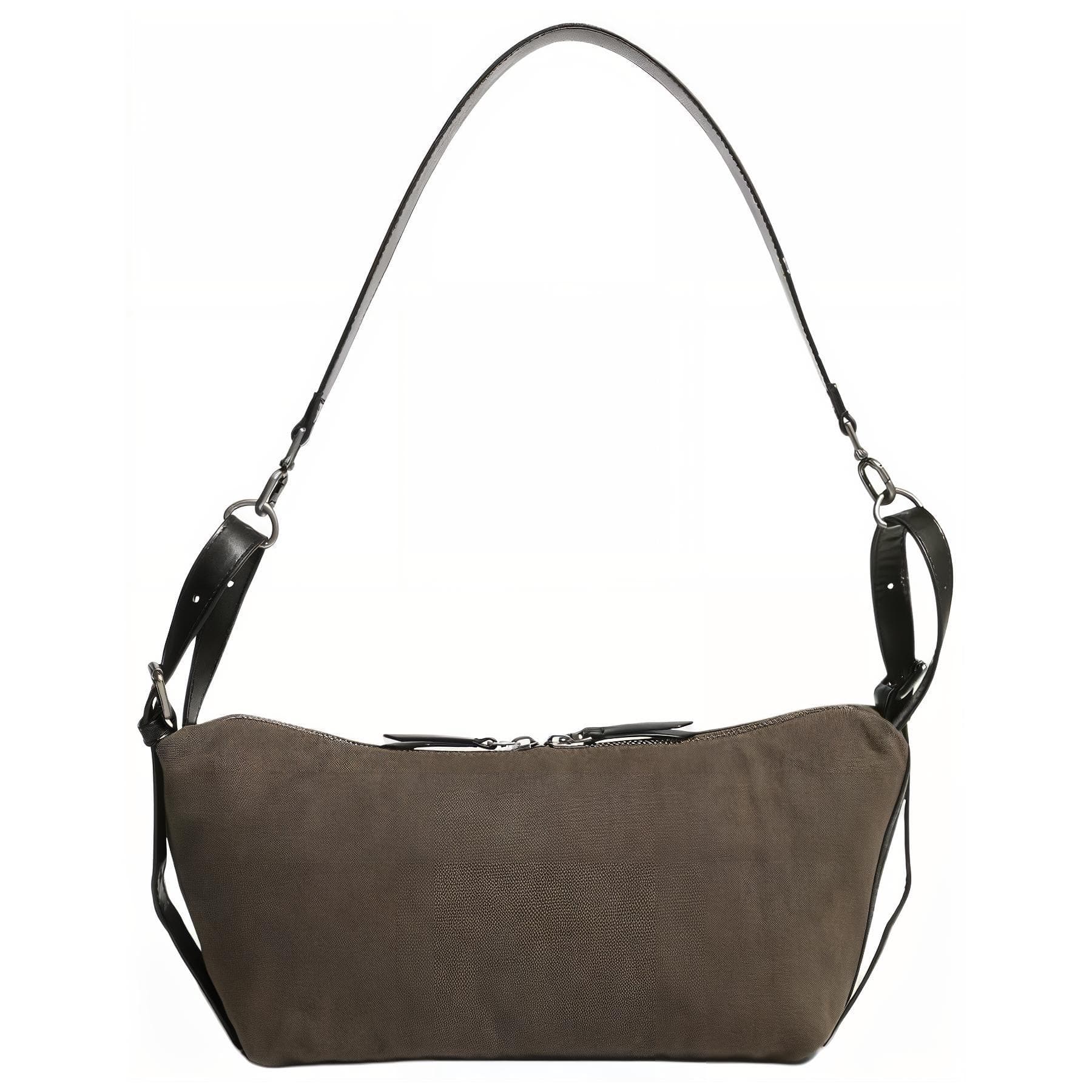 Мини-сумка Adidas Originals Trefoil Cotton Shoulder Bag Женская Коричневая - изображение 2