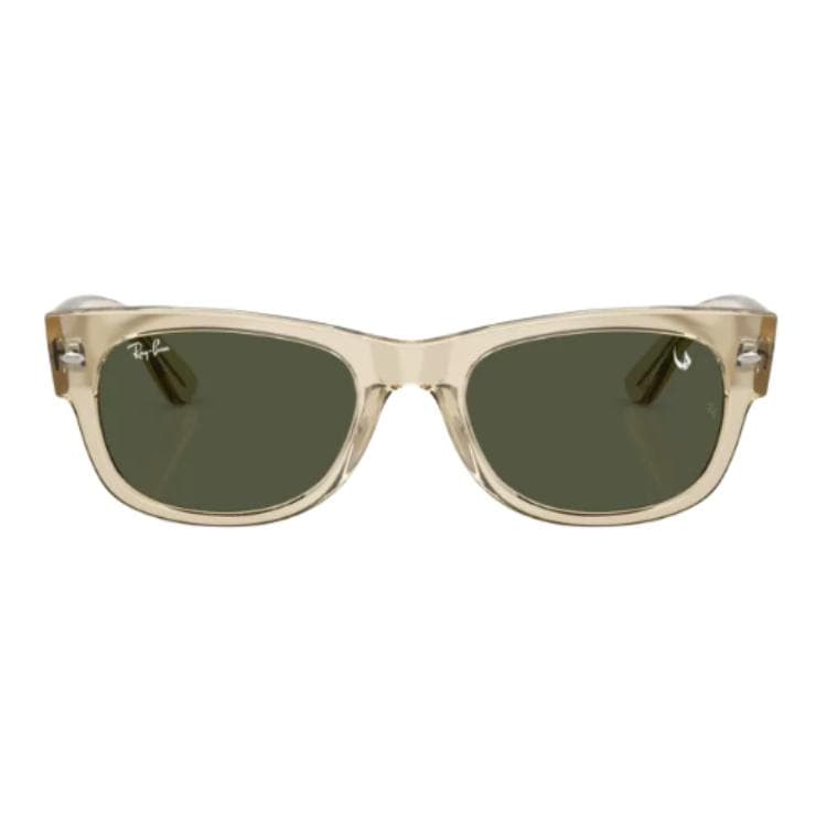 Солнцезащитные очки RayBan Сосуд Квадратные Солнцезащитные Очки Унисекс Бежевые - изображение 2