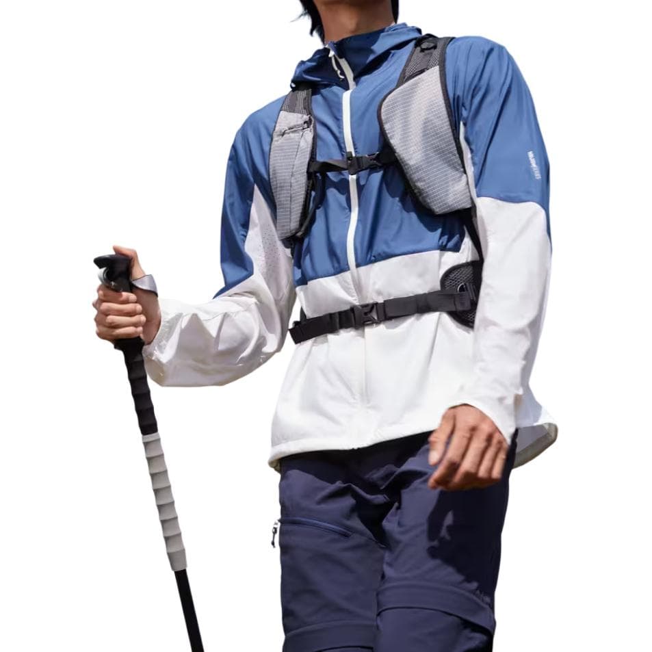 Легкая ветровка DECATHLON Одежда с защитой от солнца Мужская Чернила Циановый Экрю - изображение 3