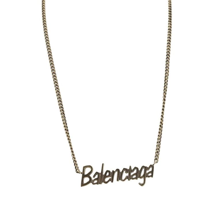 Ожерелье Balenciaga Металлические ожерелья Унисекс Золото - изображение 1