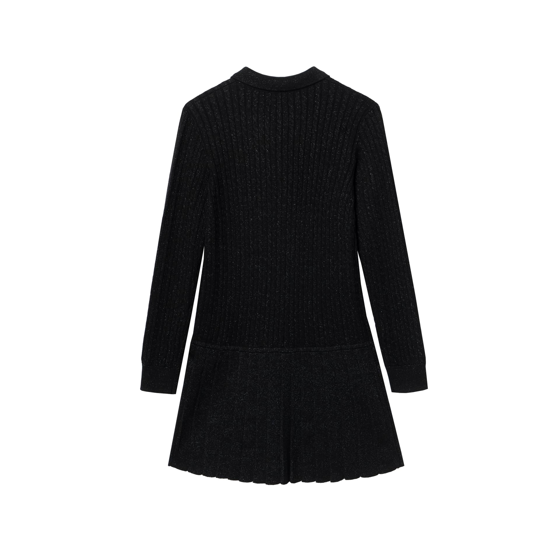 Платье Polo Ralph Lauren FW25 Черное для подростков - изображение 2