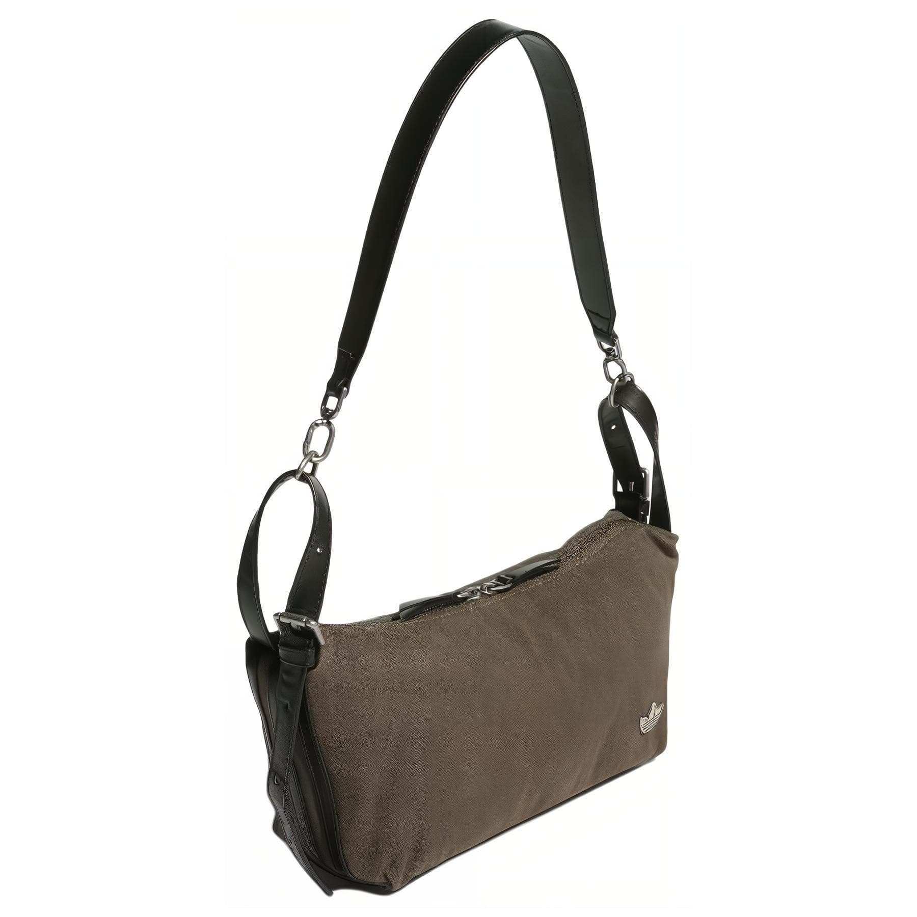Мини-сумка Adidas Originals Trefoil Cotton Shoulder Bag Женская Коричневая - изображение 3