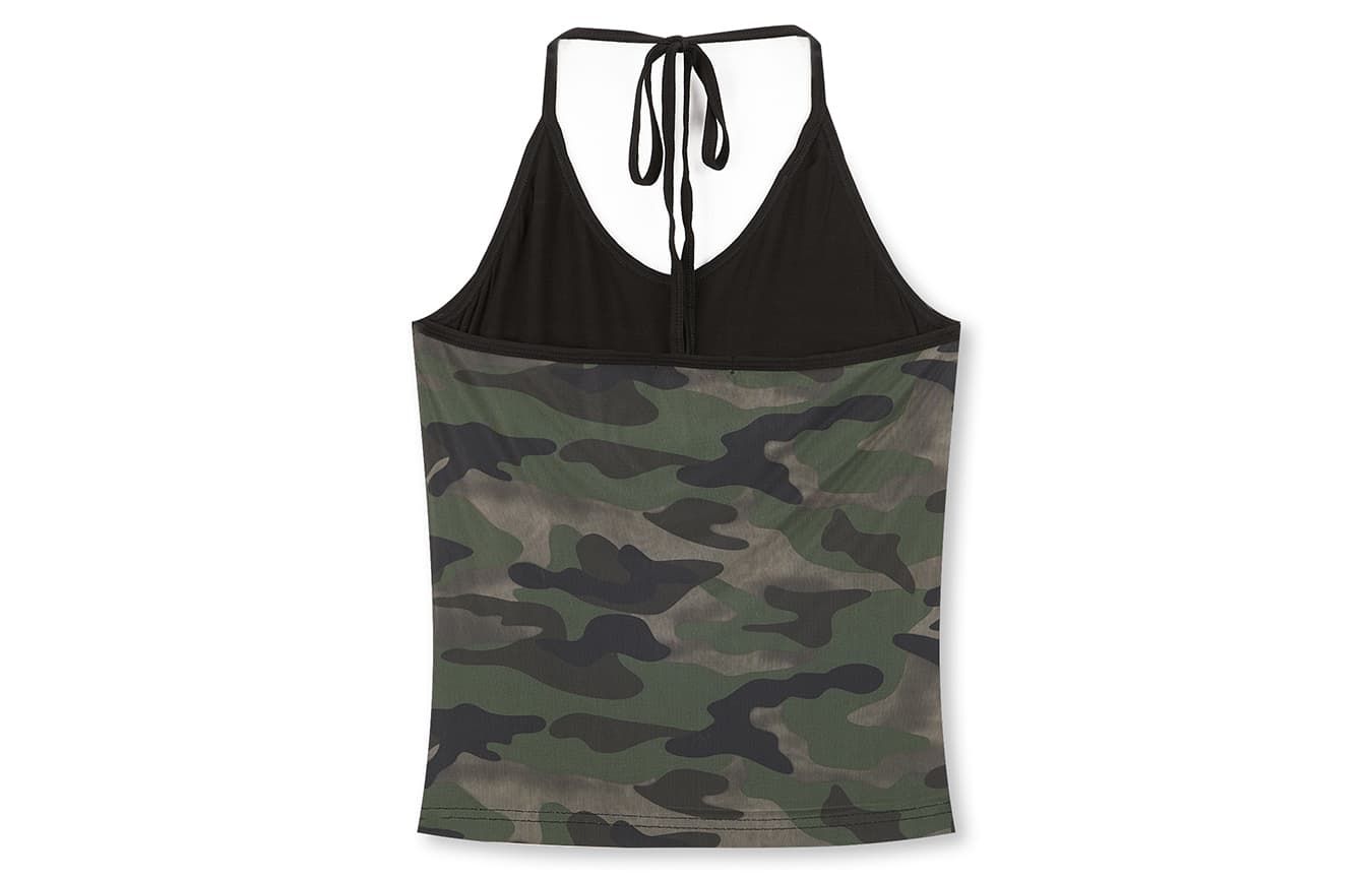 BONELESS Cut Camouflage Women's Tops - изображение 2