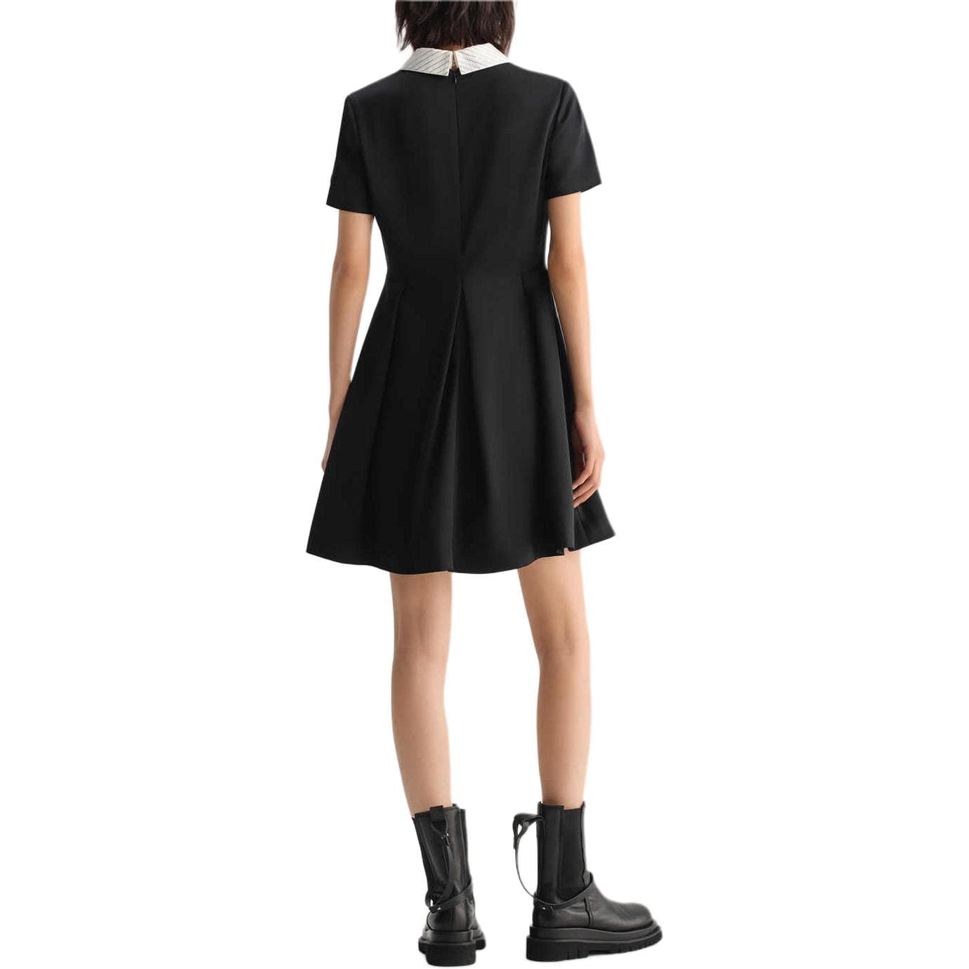 Платье KARL LAGERFELD Короткий Sleeved Платье Женские - изображение 4