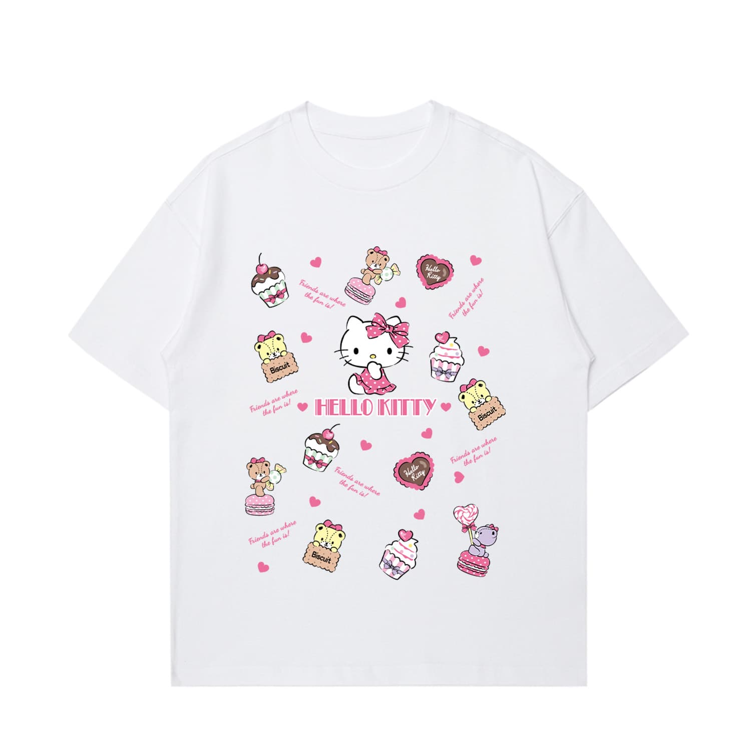 Футболка Sanrio x Hello Kitty Хелло Китти SS26 T Рубашка Женская - изображение 1