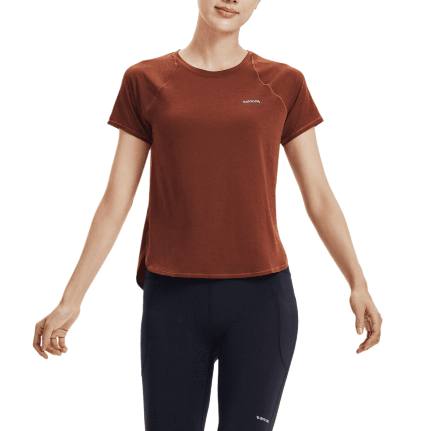 DECATHLON Бег T-Shirt Женская Красно-Коричневая - изображение 1