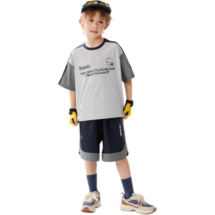 Футболка SNOOPY Серый Kids T-рубашки - изображение 1