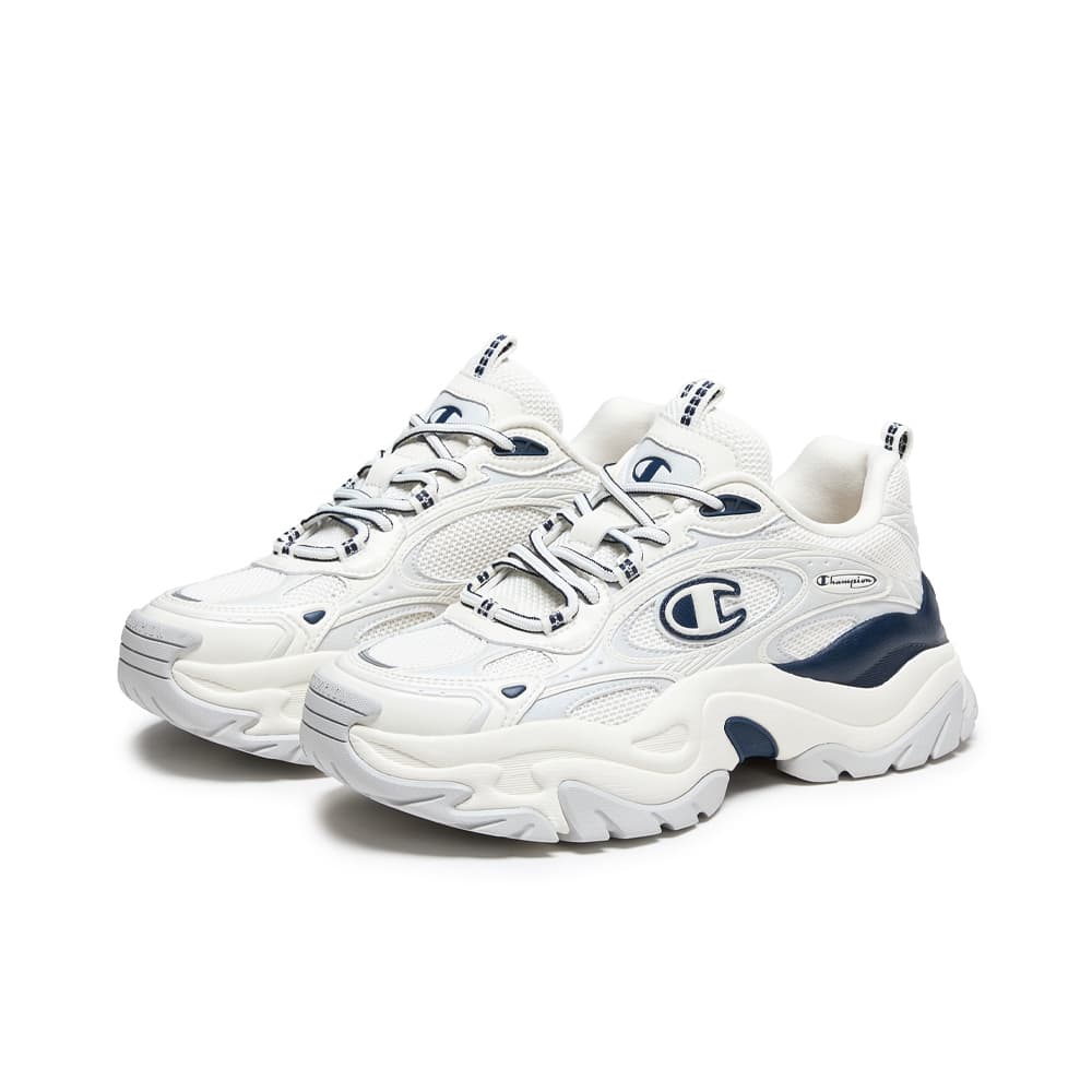 Кроссовки Champion Low Top Massive Sneakers Мужские Молочно-белый Королевский синий - изображение 3