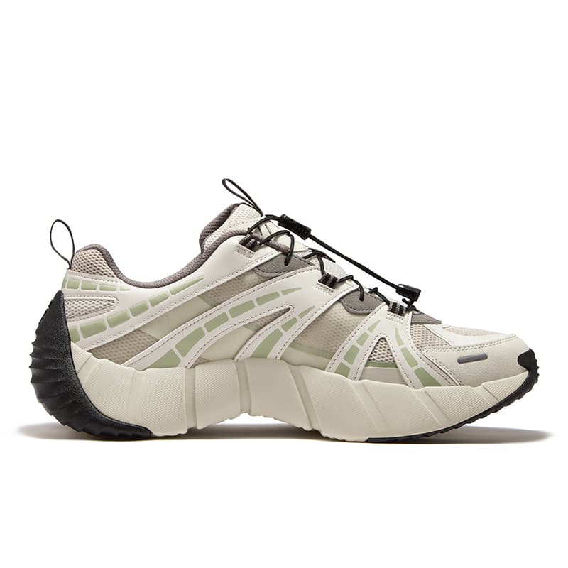 Кроссовки FILA FUSION BONE II Vertebra Shoes 2 Мужские массивные кроссовки Бежево-зеленые - изображение 2
