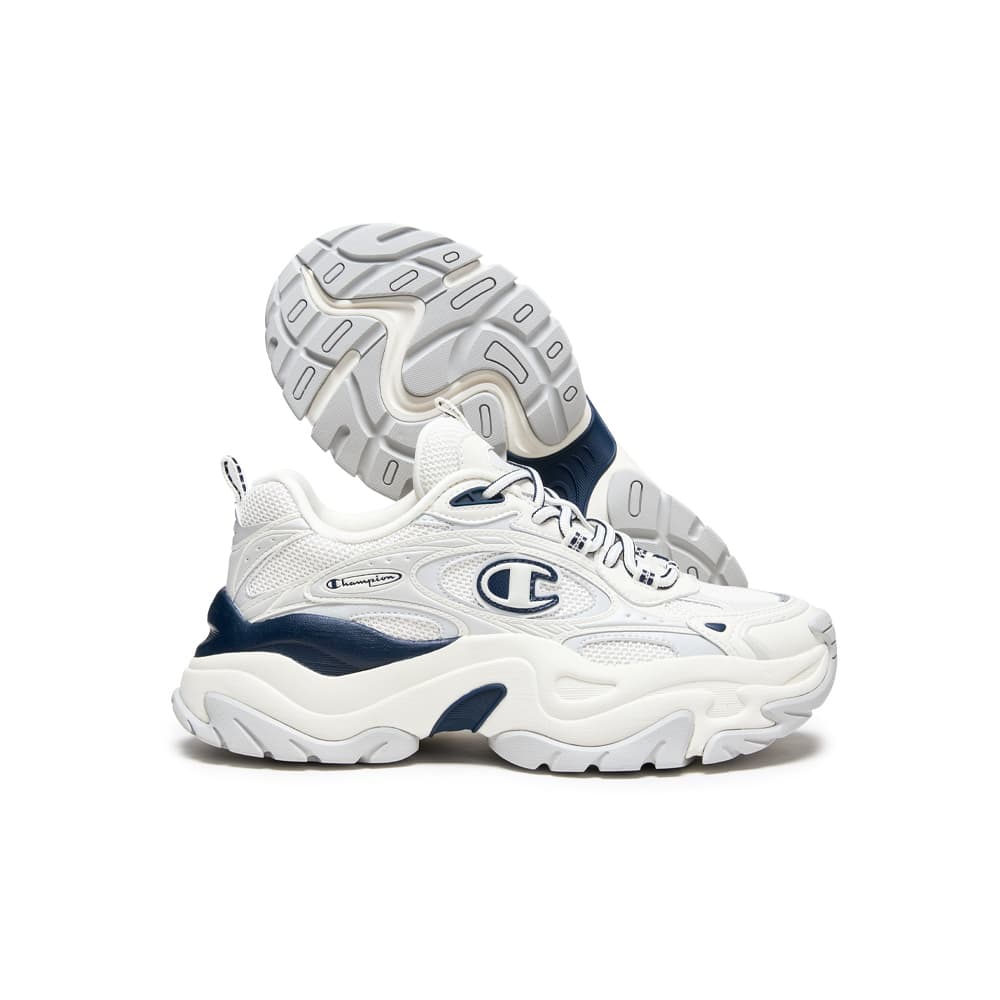 Кроссовки Champion Low Top Massive Sneakers Мужские Молочно-белый Королевский синий - изображение 2