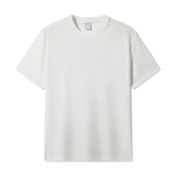 Футболка Cabbeen Экрю (Casual Versatile) Мужские Футболки - изображение 1