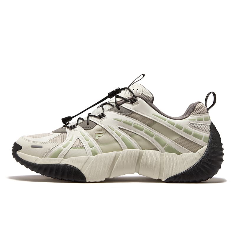 Кроссовки FILA FUSION BONE II Vertebra Shoes 2 Мужские массивные кроссовки Бежево-зеленые - изображение 1